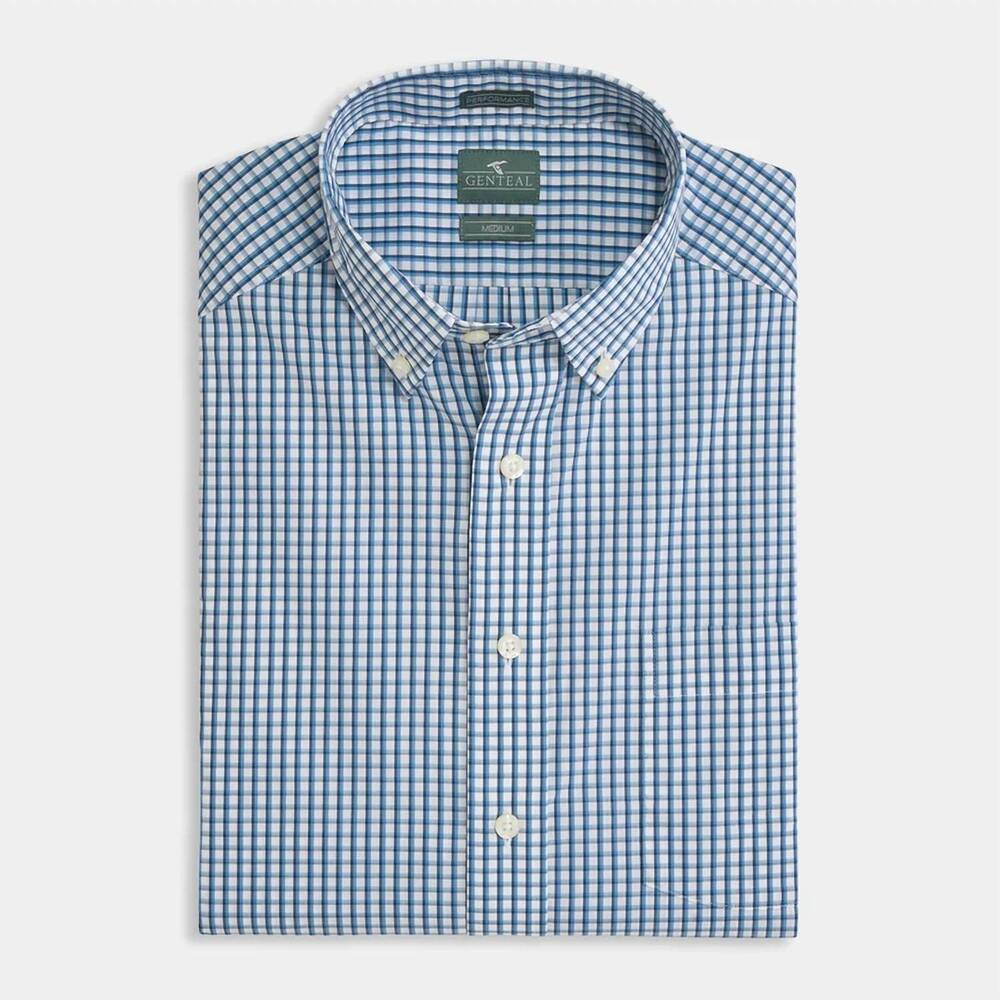 NEW GENTEAL men's earles softouch performance sport shirt in midnight